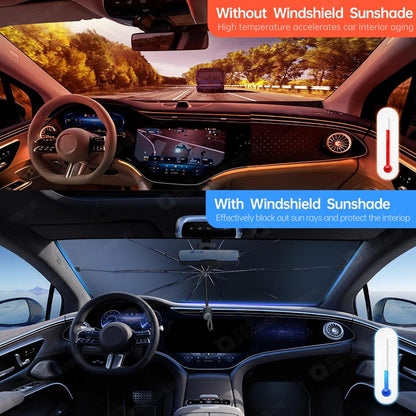 🔥Last Day 56% OFF - 2026 Upgraded Car Windshield Sun Shade Umbrella