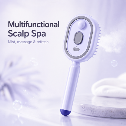 Electric Mist-Spraying Massage Cushion Brush