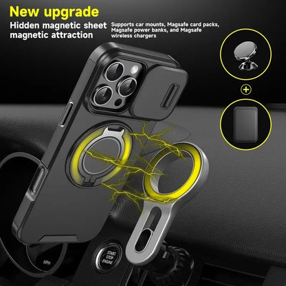 📱IPhone Case with Sliding Camera Cover for iPhone 16 15 14 13 12 Pro Max