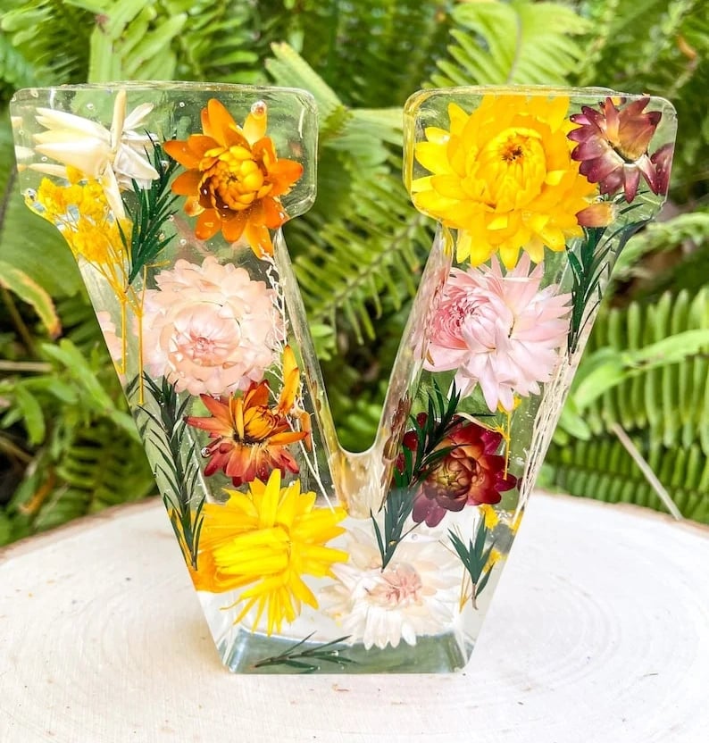 🔥Last Day 49% OFF - 🌸Flowers Resin Night Light