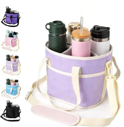 🔥CAMPING MUST-HAVE✨ Insulated Drink Carrier Tote 🏕️🥤