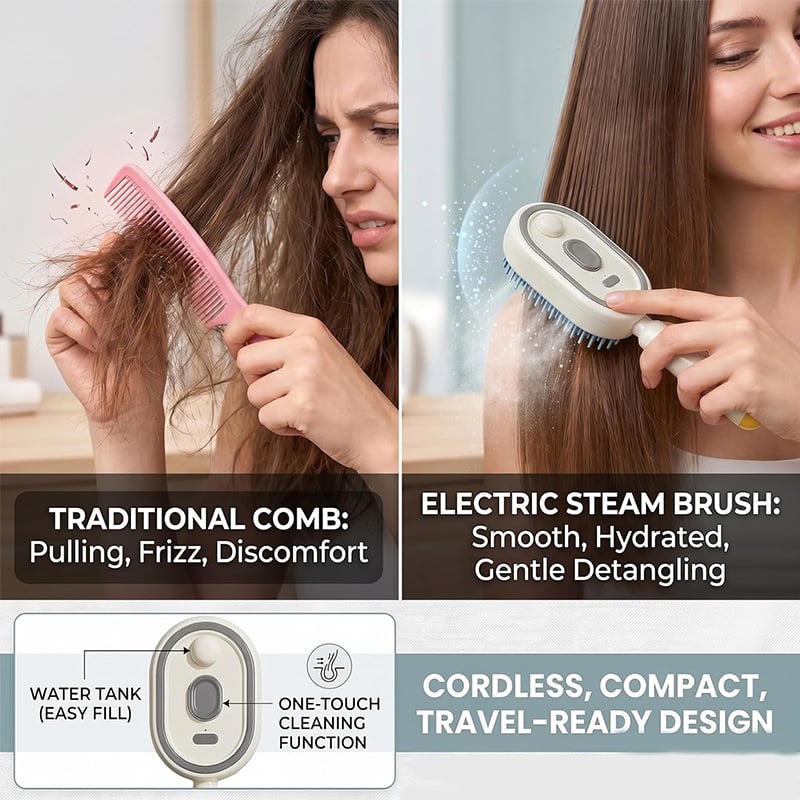 🔥LAST DAY 50% OFF - 2026 Electric Spray Air Cushion Massage Comb