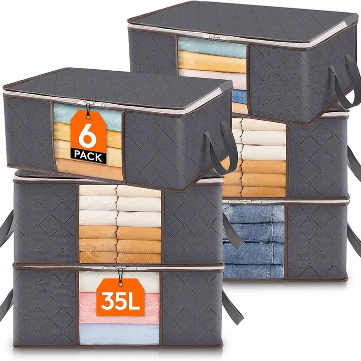 🔥Last Day 50% OFF📦35L Foldable Closet Organizers with Handles