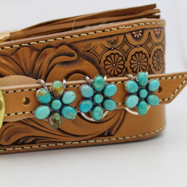 🌟Top Pick🌟Turquoise Bloom Bag Clip Key Holder – Add a Pop of Color to Your Everything!