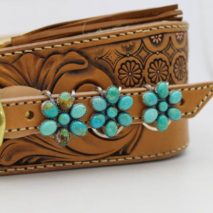 🌟Top Pick🌟Turquoise Bloom Bag Clip Key Holder – Add a Pop of Color to Your Everything!