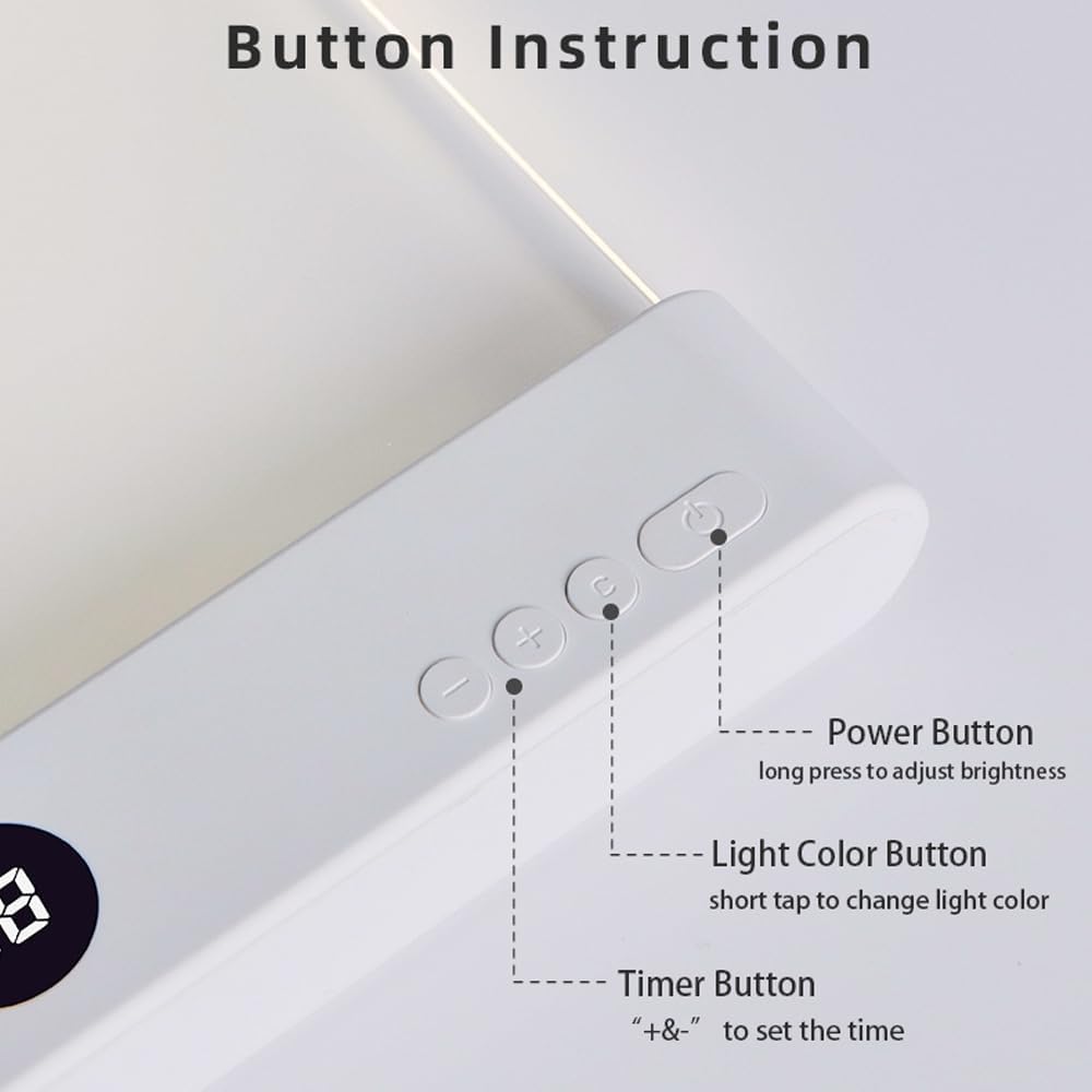 🔥Last Day 49% OFF-✨Book Light, Rechargeable Clear LED Flat Book Lights for Reading in Bed at Night with 3 Colors & Timer