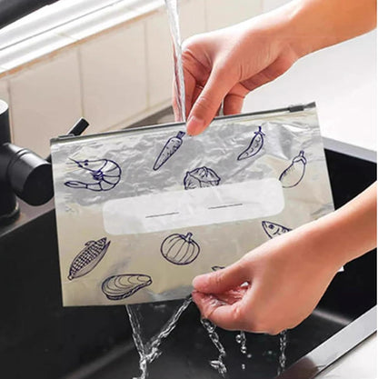 💥Reusable Aluminum Foil Freshness Seal Bags – Your Kitchen’s New Best Friend! 🍴✨