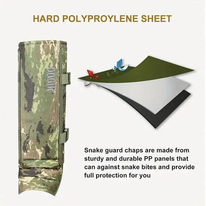 Snake-Resistant Outdoor Leg Gaiters