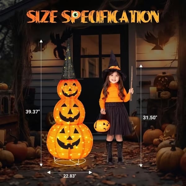 Halloween Must-Have🎃Collapsible Pumpkin Decorations – Reusable Easy Storage & Festive Vibe!