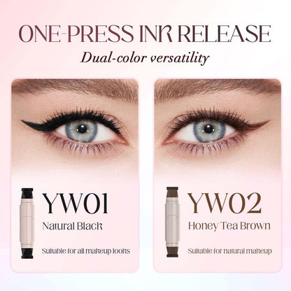 🔥LAST DAY SALE 49% OFF 🥇BUY 1 GET 1 FREE- New Foldable Eyeliner Stamp for Perfect Wings✨