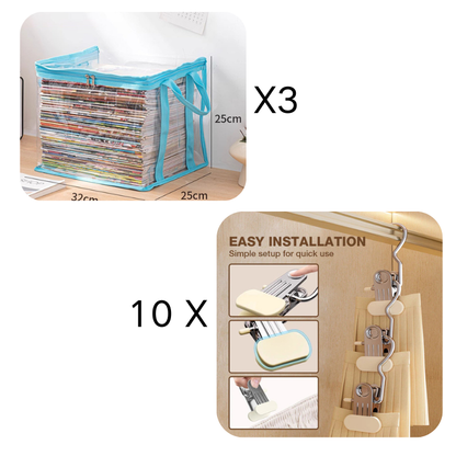 🔥Last Day 50% OFF📦Portable Large Heavy-Duty Thick Plastic Clear Storage Box with Hinged Lid | Home, Travel & Camping