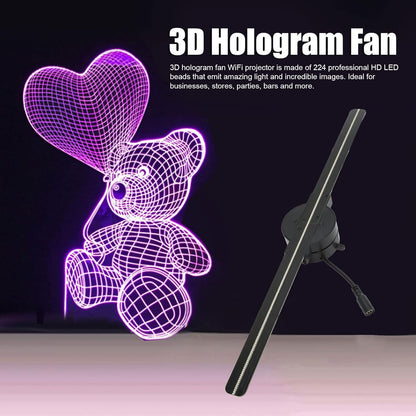 🔥Last Day 49% OFF🎄3D Hologram LED Fan Projector