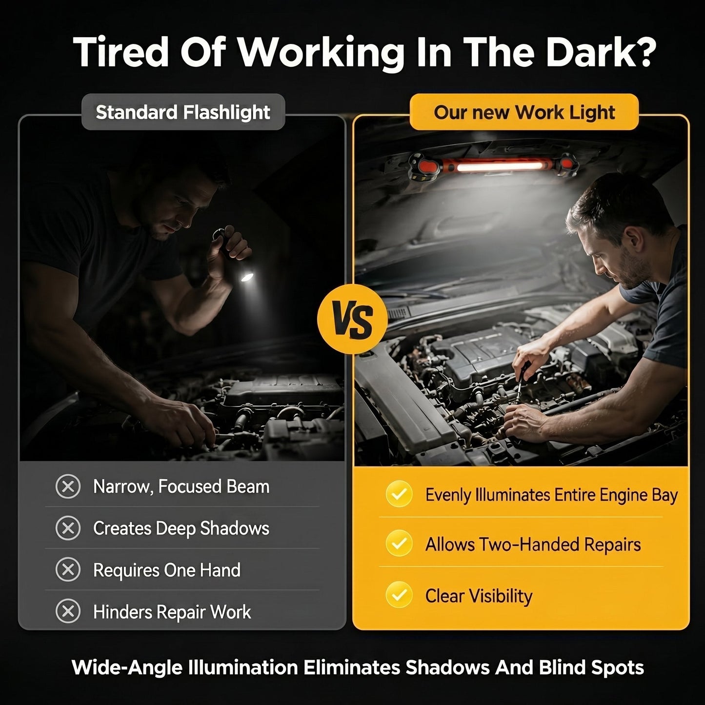 🎁Father's Day Hot Sale 49% OFF🔥Rechargeable Magnetic LED Work Light