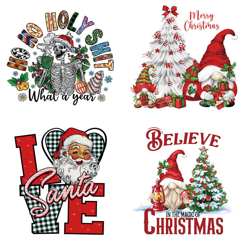 🔥Last Day 49% OFF🎄 15PCS Christmas Mystery DTF Transfer Bundle 🎅for T-Shirts, Totes & DIY Gifts