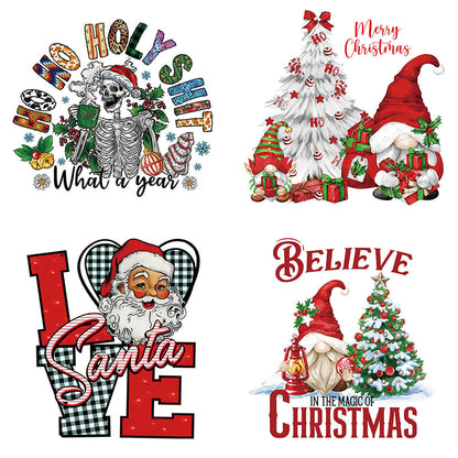 🔥Last Day 49% OFF🎄 15PCS Christmas Mystery DTF Transfer Bundle 🎅for T-Shirts, Totes & DIY Gifts