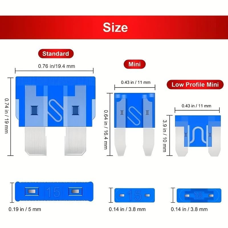 🔥 BIG SALE - 47% OFF🔥306 PCS & Car Blade Fuse Assortment Set