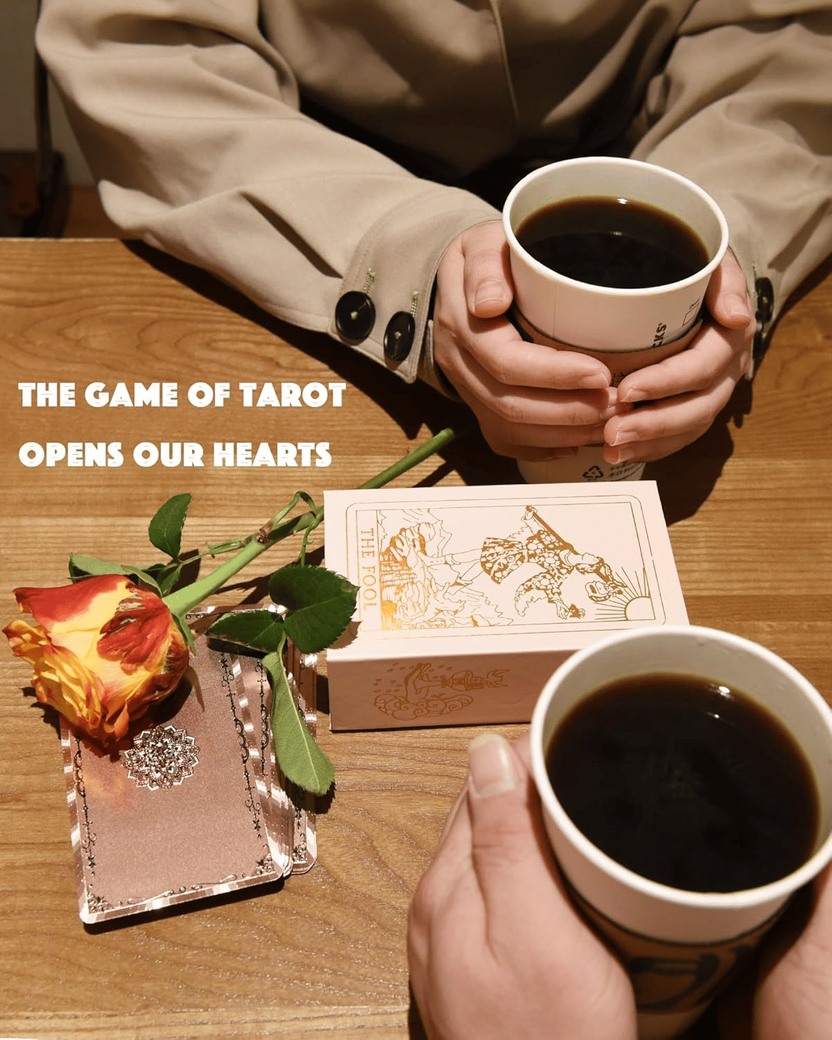 🔥Last Day 49% OFF✨Witchy Cauldron Rose Gold Tarot Cards with Guide Book🔮