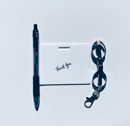🩺Erasable Badge Note | Dual-Side Writable, Fade-Proof & No Blur (🖊Write. Wipe. Repeat.) 🎁Free Badge Clip Included📋