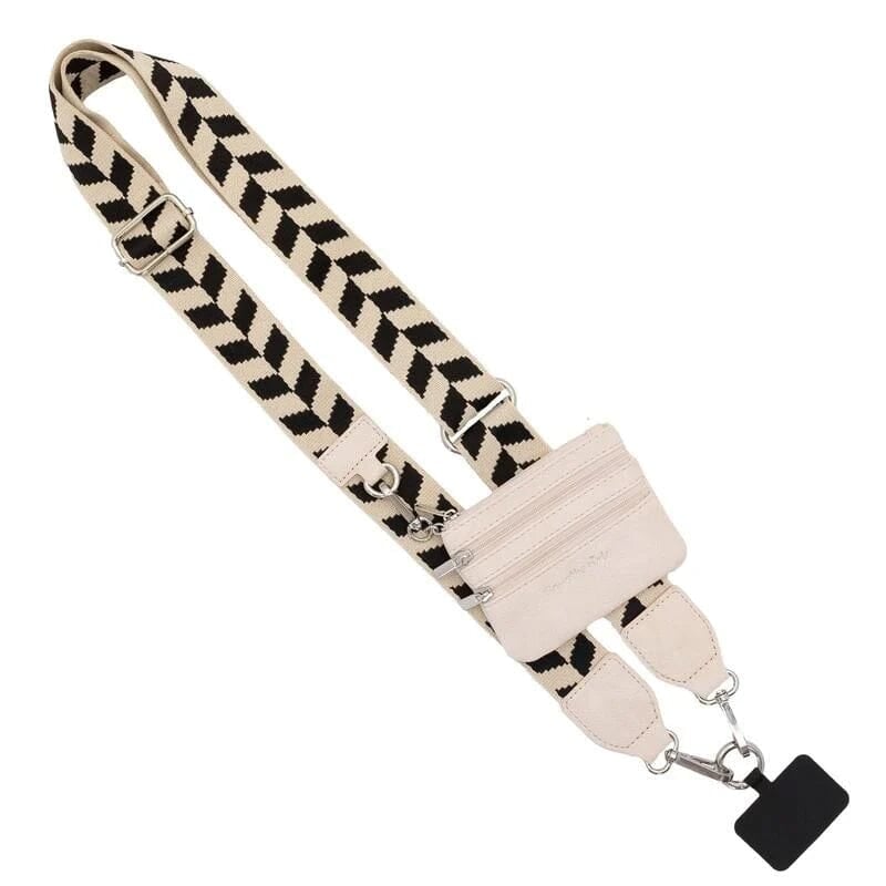 💖HOT SALE-49% OFF📱Crossbody Phone Strap with Zippered Pouch
