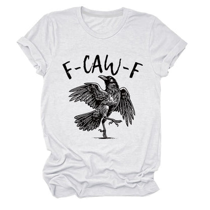 Humorous Crow Graphic T-Shirt – Say It With a Caw!