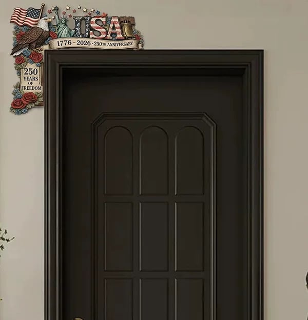 🔥Last Day 49% OFF-🇺🇸250th Anniversary USA Door Top Decoration