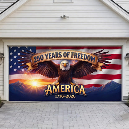 America's 250th Anniversary|Patriotic Garage Door Cover