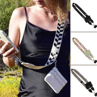 💖HOT SALE-49% OFF📱Crossbody Phone Strap with Zippered Pouch