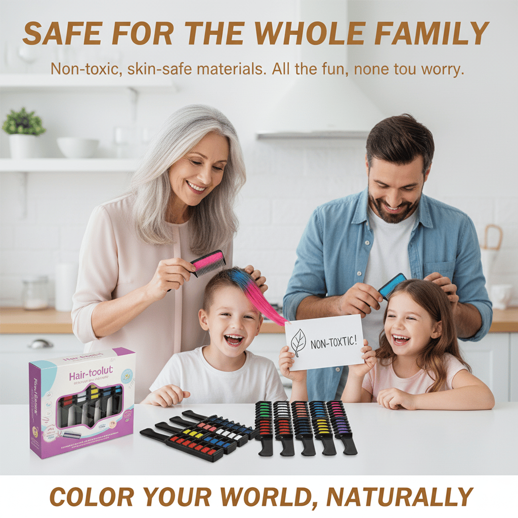 🔥LAST DAY PROMOTION SAVE 49%-Festive Fun Hair Chalk Combs