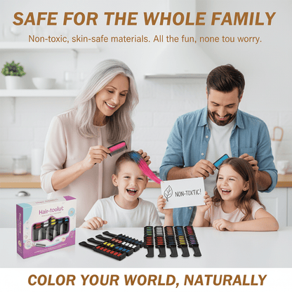🔥LAST DAY PROMOTION SAVE 49%-Festive Fun Hair Chalk Combs