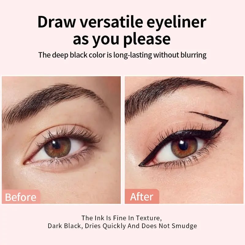 🔥LAST DAY SALE 49% OFF 🥇BUY 1 GET 1 FREE- New Foldable Eyeliner Stamp for Perfect Wings✨
