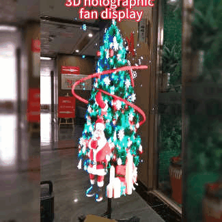 🔥Last Day 49% OFF🎄3D Hologram LED Fan Projector