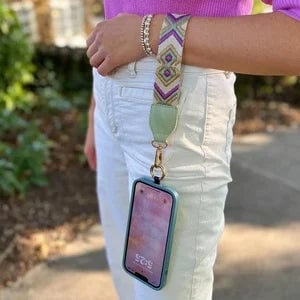 💖HOT SALE-49% OFF📱Crossbody Phone Strap with Zippered Pouch