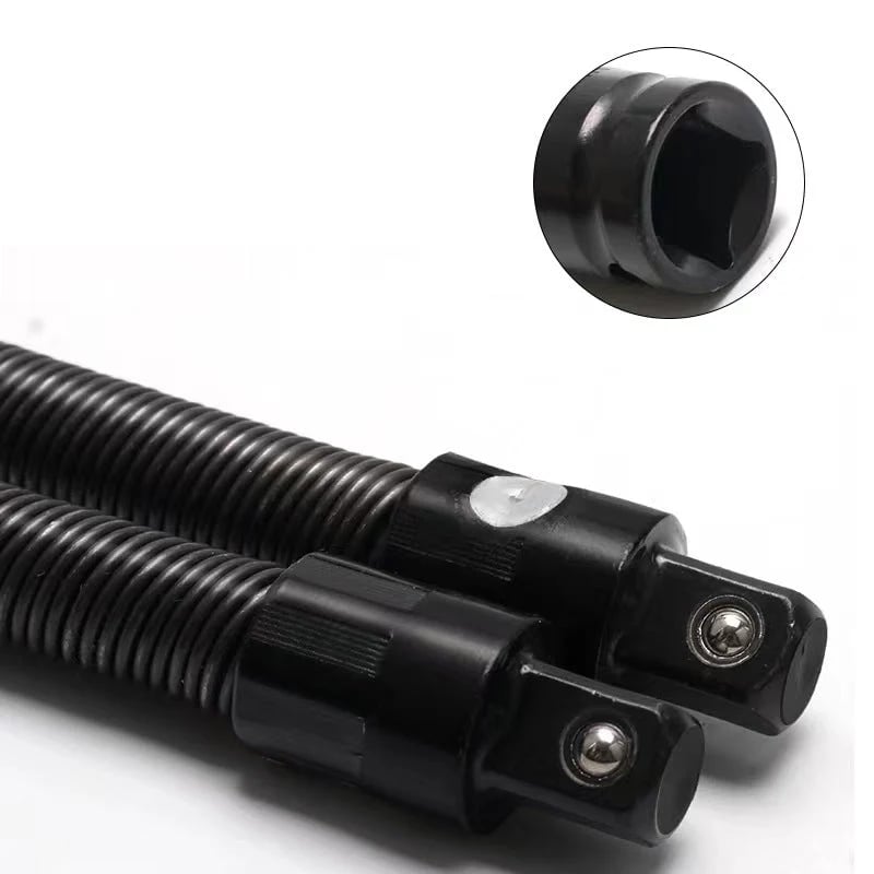 🚗HOT SALE -48% OFF🔥 🔧🌀 1/2" Flexible Socket Extension Bar! Conquer Tight Spaces in Seconds🔩🚗