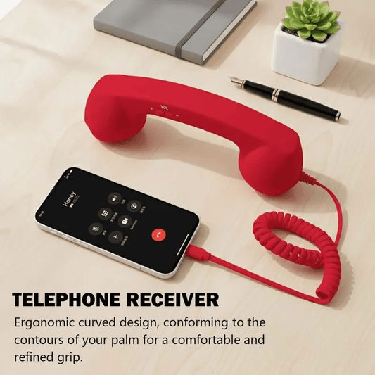 🔥Last Day 49% OFF-Retro Choice-Bluetooth Phone Handset, Wireless/Wired & USB Mobile Phone Receiver for Comfortable Calls
