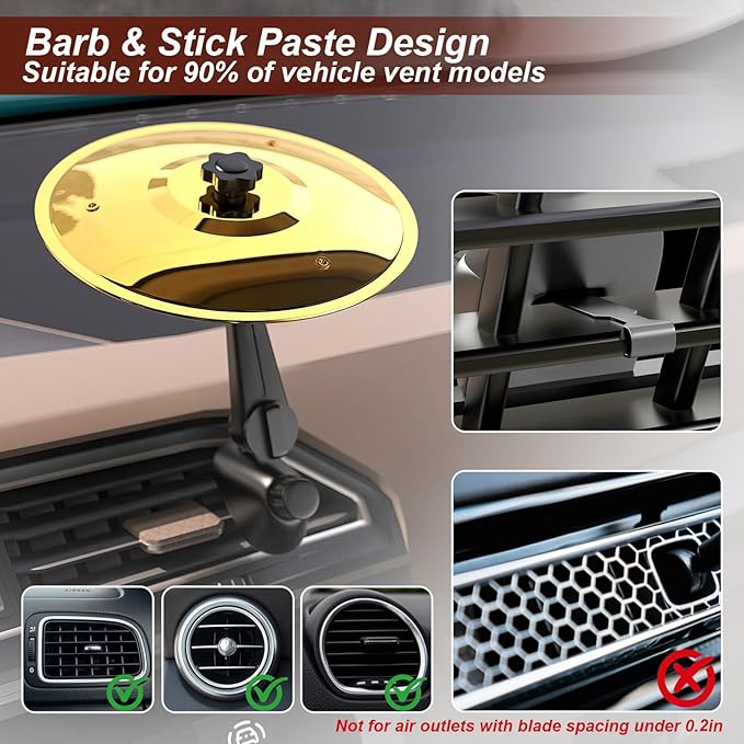 🔥Last Day 49% OFF🚗Car Cymbal-Air Vent Mini Drum Crash Cym