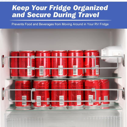 RV Travel Secure Bars – Adjustable Stainless Steel Rods for Organizing