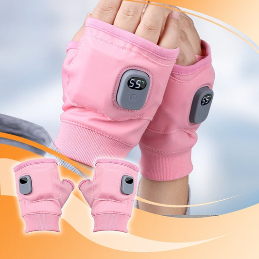 🔥Last Day 49% OFF💖✨Smart Thermostatic Heated Fingerless Gloves | Warm + Flexible + All-Day Cozy 🤗
