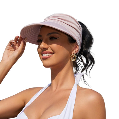 Women's UPF 50+ UV Protection Sun Visor Hat