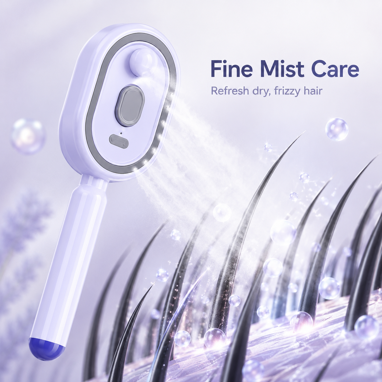 Electric Mist-Spraying Massage Cushion Brush
