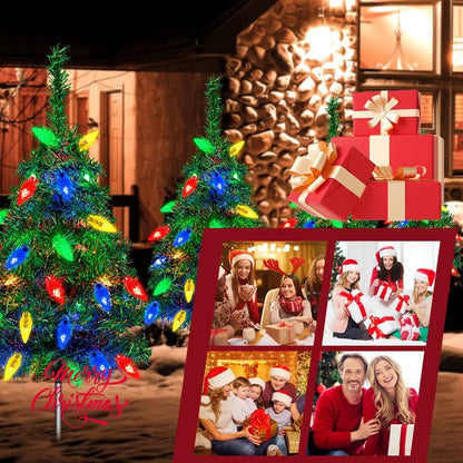 🎄4-in-1 Aurora Haven Outdoor LED Light (with 80 strawberry decorations)