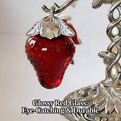 Vintage Strawberry-Shaped Salt and Pepper Shaker Set – A Charming Addition to Your Dining Table 🍓