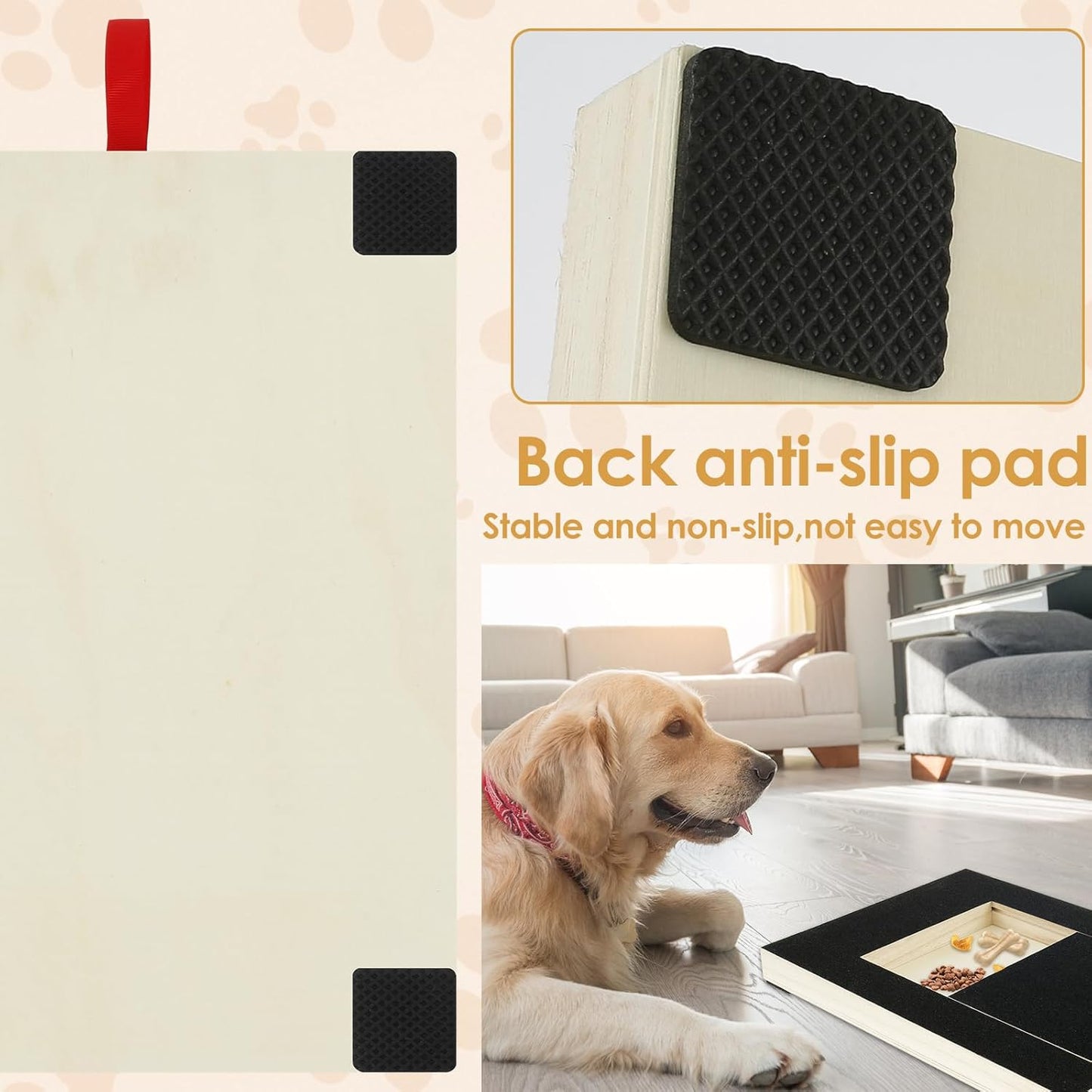 🔥Last Day 49% OFF🐕✨Treats And A Scratching Board: Happy Paws All In One