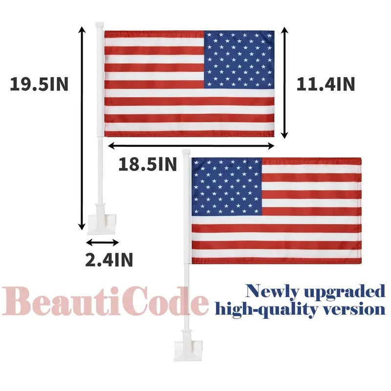 🎉4th Of July Flash Sale 65K+🔥American Car Hood Flag🦅【Buy 2 Free Shipping】