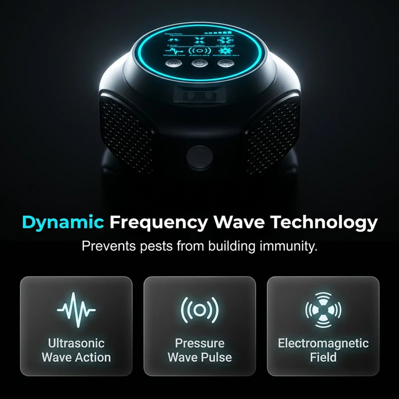 Flash Sale 60% OFF⭐High-Power Ultrasonic Pest Repeller - 600 Sq. Ft. Coverage Per Unit