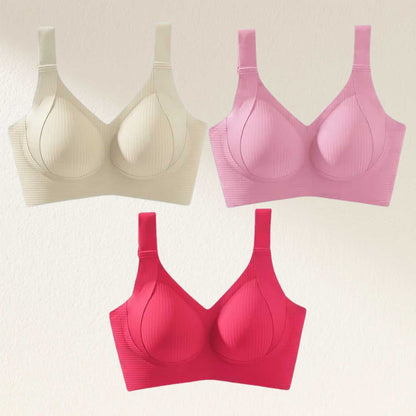 🎁Last Day Buy 1 Get 3 Packs🔥Super Firming Wire-Free Push Up Bra All-Day Comfort No More Sagging (3-Pack Value Set)