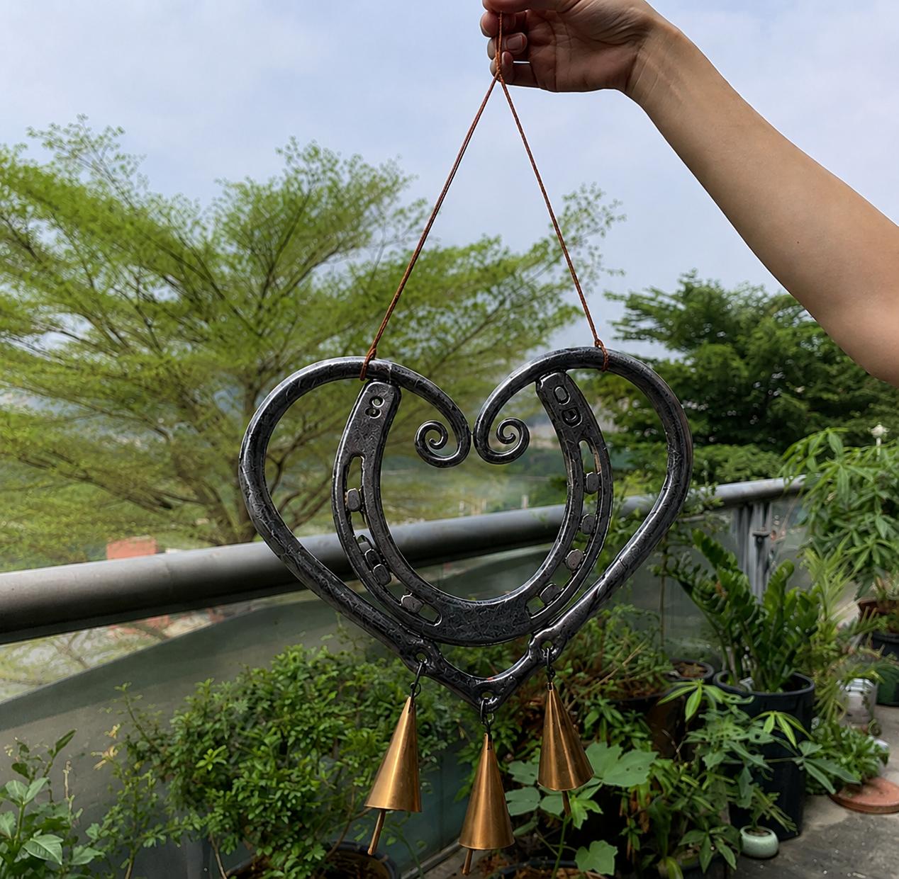 100% Handmade | The Horseshoe Heart Wind Chime ❤ (Handmade by Jordan Maynard®)