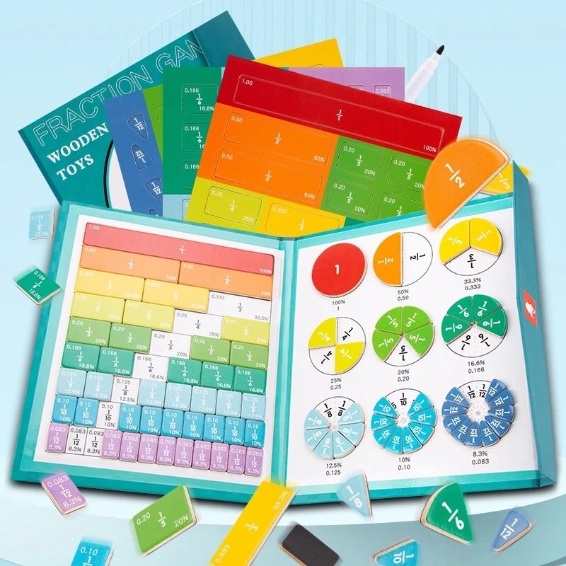 Magnetic Math Master Kit, 102 pcs - Ideal for Kids Learning & Fun⭐