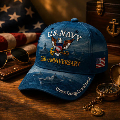 🔥 Father’s Day Sale - ❤️ Handmade Embroidered Devil Dog USMC 250th Birthday Commemorative Cap 🇺🇸
