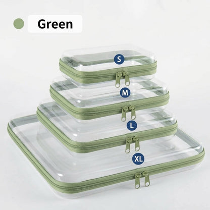 Clear Organizer Storage Box Clear Hard Zipper Case