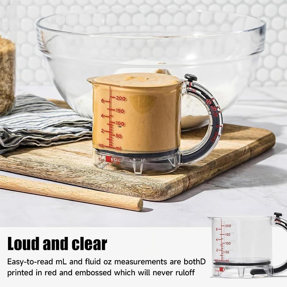 Last Day 49% OFF - 🔥All-in-one Adjustable Measuring Cup🥃